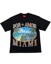 Load image into Gallery viewer, MIAMI' Love Tee - BLACK