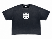 Load image into Gallery viewer, Big Cross Logo Tee -  Grey Vintage Wash
