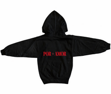 Load image into Gallery viewer, KID’S Red Logo Hoodie - Black
