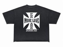 Load image into Gallery viewer, Big Cross Logo Tee -  Grey Vintage Wash
