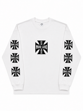 Load image into Gallery viewer, Iron Cross Long Sleeve Tee - White
